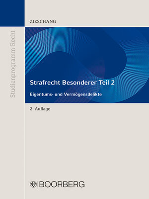 cover image of Strafrecht Besonderer Teil 2
